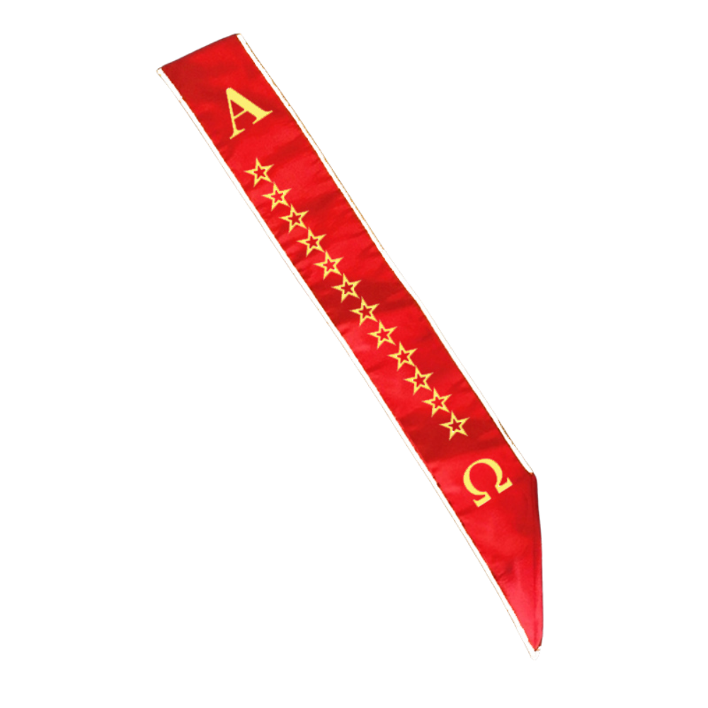 [BAUD19MSOIE] Baudrier de Grand Pontife 19° degré - REAA (M - 180cm, Soie)