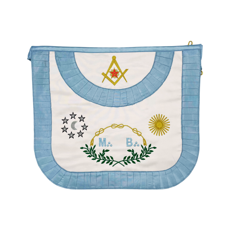 Tablier Maître Arrondi - Rite Français Traditionnel RFT