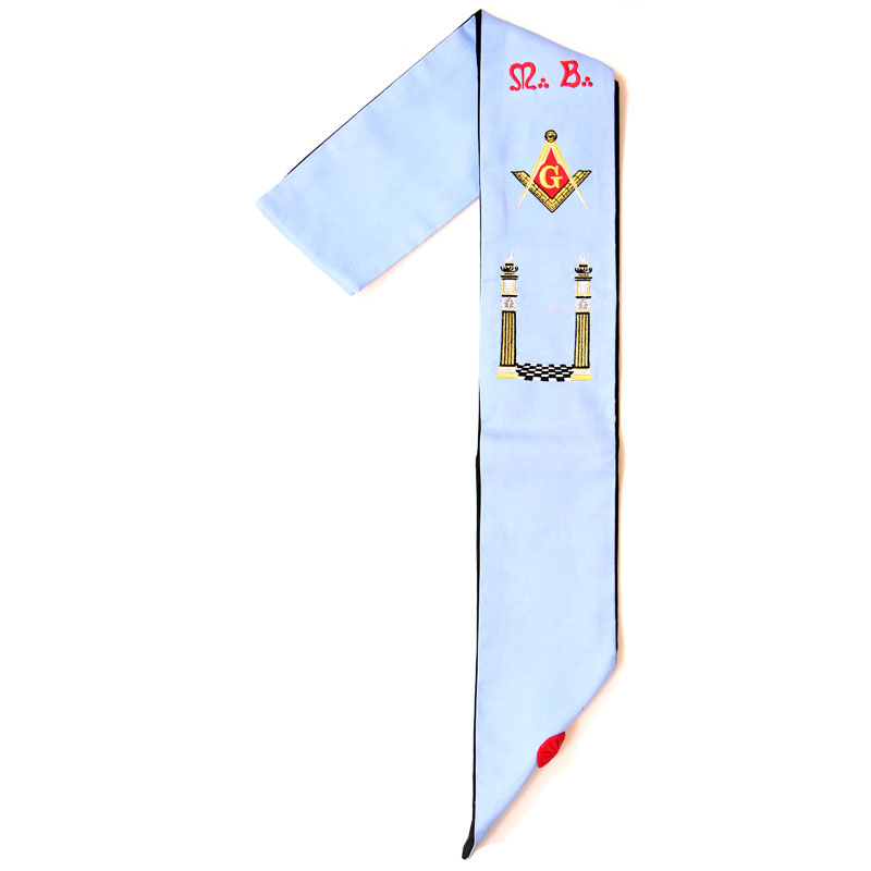 [RRFTBVMMSOIE] Baudrier Vénérable Maître - Rite Français Traditionnel RFT (M - 180cm, Soie)