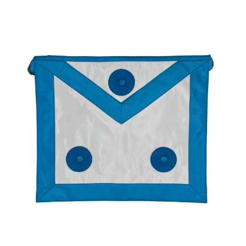 Tablier Maître 3 Rosettes - Rite Français Moderne RFM