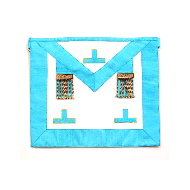 Tablier Vénérable Maître 3 T 2 Pendeloques - Rite Français Moderne RFM