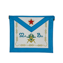 Tablier Maître MB Équerre et Compas - Rite Français Moderne RFM