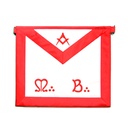 Tablier Maître REAA GLDF MB Équerre Compas