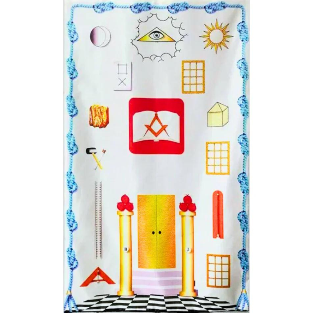 [TAP1REAAVIN] Tapis de Loge 1er degré - REAA (Vinyle)