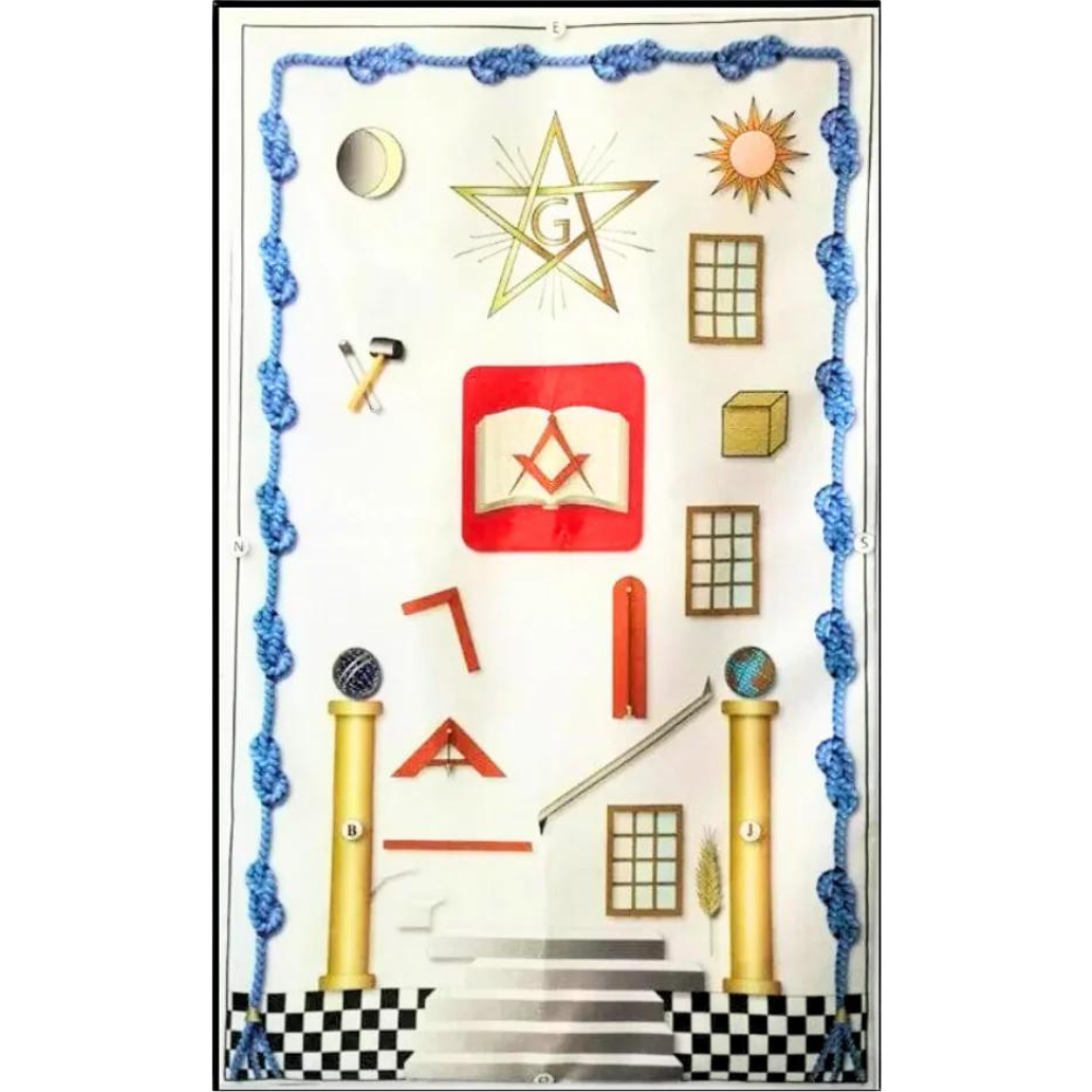 [TAP2REAAVIN] Tapis de Loge 2ème degré - REAA (Vinyle)