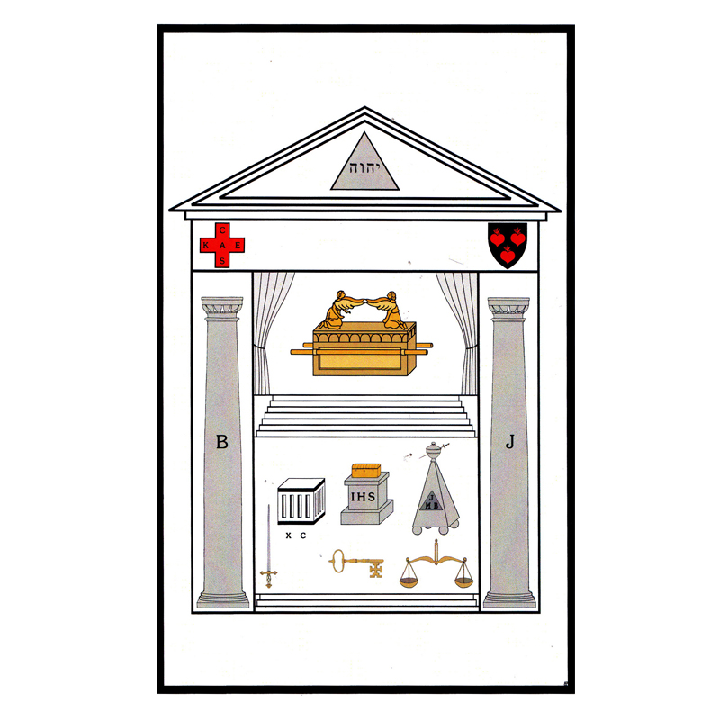 [TAPLOGSUBCE11VINY] Tapis de Loge Sublime Chevalier Elu 11° degré - REAA (Vinyle)