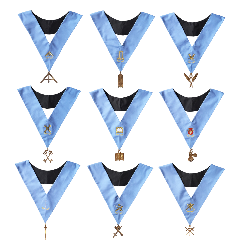 [RFT9B9S] Ensemble 9 Sautoirs et Bijoux Officiers - RFT