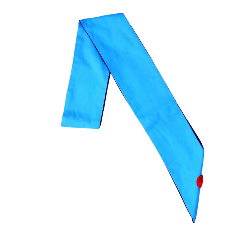 [RFMBAUD1RMSOIE] Baudrier maître 1 rosette - Rite Français Moderne RFM (M, Soie)