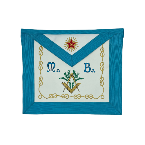 [RFGTABDGSIMI] Tablier Maître Delta Lettre G - Rite Français Groussier RFG (Simili cuir)