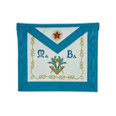 Tablier Maître Delta Lettre G - Rite Français Groussier RFG