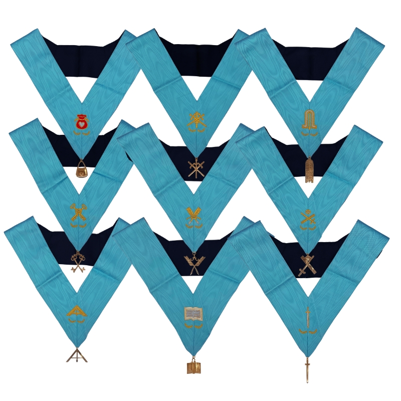 [RFG9S9B] Ensemble 9 Sautoirs + Bijoux Officiers - RFG