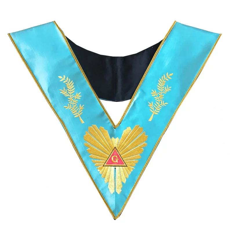 [RFGSAUVMSOIE] Sautoir Vénérable Maître Luxe - Rite Français Groussier RFG (Soie)