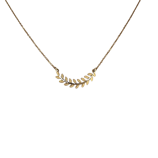 [PENDACACIADORE] Pendentif Feuille d'Acacia + chaîne