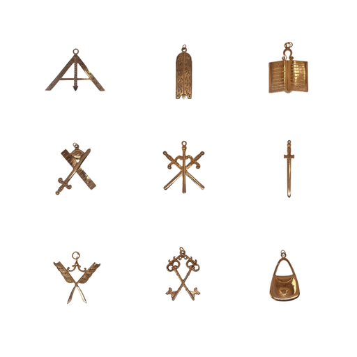 [9BIJRFG] Ensemble 9 Bijoux Officiers - RFG