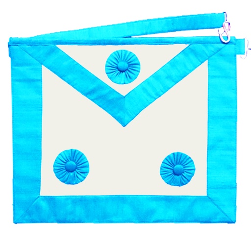 Tablier Maître 3 Rosettes - Rite Français GroussierRFG