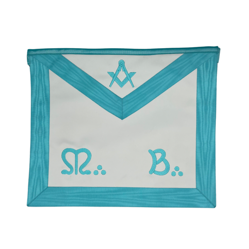 Tablier Maître MB Équerre Compas - Rite Français Groussier RFG