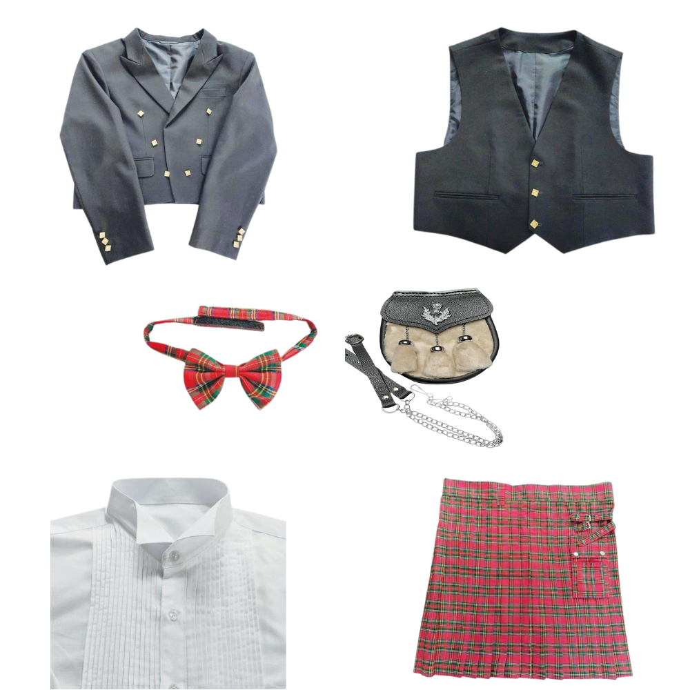 Ensemble Kilt Écossais Standard d'Écosse Le Chemin Maçonnique